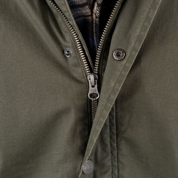 Tailor Vintage Heritage Men’s Forest Green Waxed Jacket Zip Up Jacket Medium - Picture 13 of 15